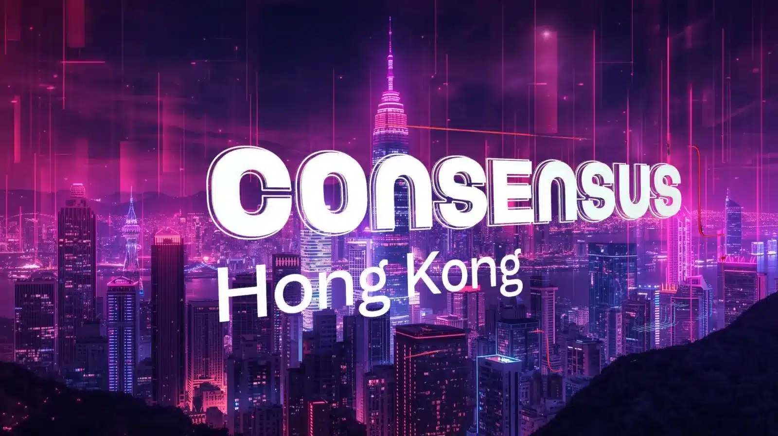Consensus Hong Kong 2026 sahnesinde Charles Hoskinson ve LayerZero Cardano entegrasyonu sunumu.
