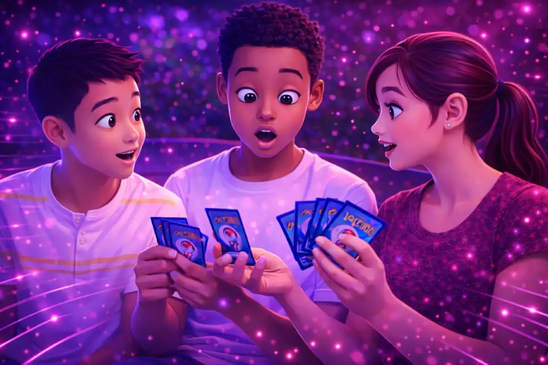 pokemon trading cards amongst teens